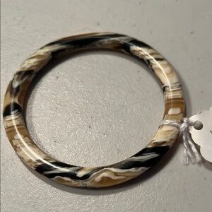 Vintage Marbled like Bangle Bracelet